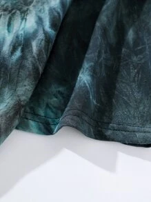 Manfinity EMRG Men Tie Dye Slogan Graphic Tee - Multicolor - View 3