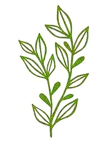 1入組樹葉形狀切割模具 - 銀色 - 查看 4