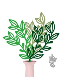 1入組樹葉形狀切割模具 - 銀色 - 查看 5