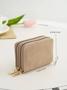 钱包 小钱包 拉链钱包 全拉链钱包 生日礼物 日常礼物 送给朋友 妈妈的礼物 带卡夹 多功能 PU 皮革 男士 休闲 可爱 学生用 卡夹钱包 名片夹 信用卡夹 女士 女士钱包 迷你钱包 钱包 卡片钱包