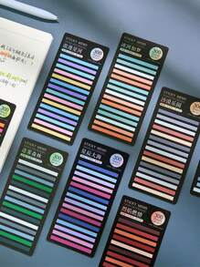 8入組混色標籤貼紙 - 彩色 - 查看 6