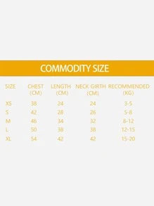 1pc Striped Print Heart Patch Detail Pet Tee - Multicolor - View 4