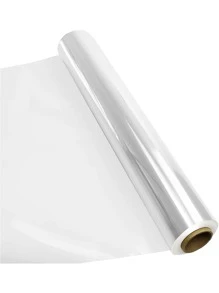 1 cuộn Giấy gói quà, Giấy gói quà trong suốt tối giản cho đám cưới, tiệc tùng Ngày lễ tình nhân - Trong sáng - Xem 1