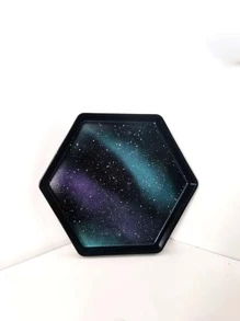 1 件几何形状 DIY 硅胶模具，简易白色六角托盘硅胶模具，适用于 DIY - 白色 - 查看 4