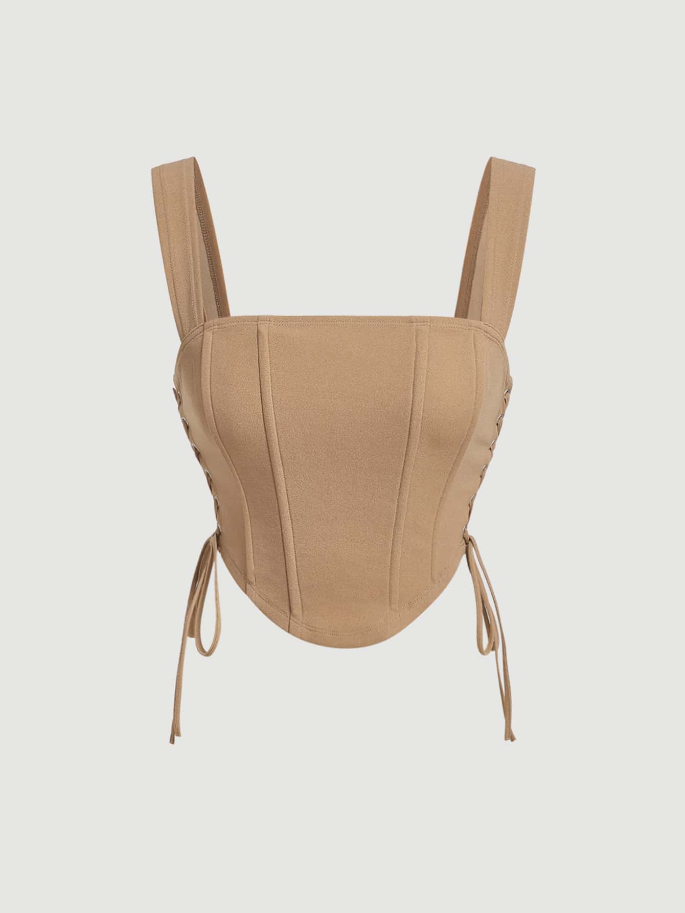 SHEIN MOD 側邊綁帶背心上衣