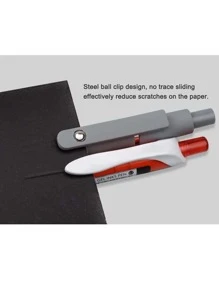 5 piezas Pluma de gel Set - Negro - Ver 4