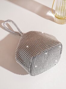 Túi xách Vincy lấp lánh sang trọng, đính kim sa, lấp lánh, sang trọng, túi dự tiệc đính đá lấp lánh, ví cầm tay hình tam giác thiết kế độc đáo cho tiệc cưới, tiệc tùng, đính ngọc trai giả, phù hợp cho cô dâu, dự tiệc prom, tiệc tối/tiệc chiêu đãi, để phối đồ, làm quà tặng, trang phục, hoàn hảo cho váy, váy cưới, váy dạ hội cho nữ, váy prom, váy, váy sinh nhật, hoàn hảo cho váy, váy cưới, váy dạ hội cho nữ, váy prom, váy, váy sinh nhật, túi đính đá lấp lánh quyến rũ. - Bạc - Xem 6