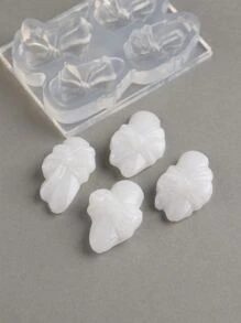 FULL BEAUTY 1pc Bow Design Nail Art Mold - Clear - View 2