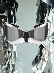 1 pieza Parche de ojo estilo gótico, de plata con reflejo cóncavo - Accesorio creativo de ciencia ficción y moda cool para COSPLAY, selfie, protección solar, cobertura facial (incluye cuerda antiperdi da) - Gafas de sol para verano, playa, vacaciones y exteriores - Plateado - Ver 1