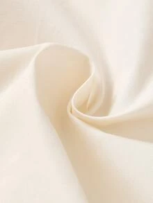 嬰兒彼得潘領網眼刺繡泡泡袖襯衫 - 杏色 - 查看 5