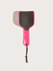 Lima pie profesional dos tonos doble cara con cordón fácil almacenamiento, 1 lijadora pies en forma de U, herramienta para fregar los pies, la mejor herramienta de pedicura para el cuidado de los pies para eliminar la piel dura y la piel muerta