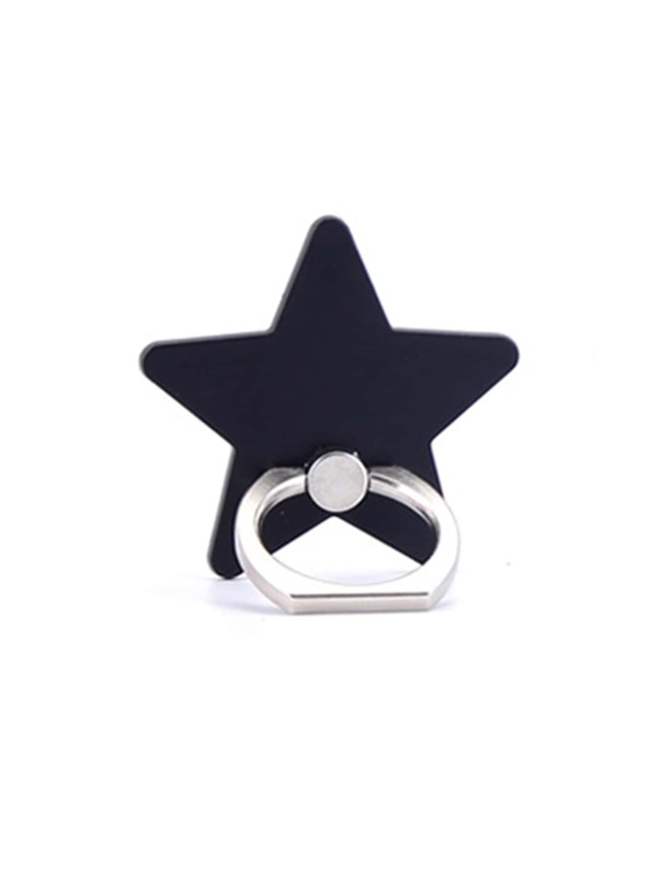 1pc Star Design Phone Ring Holder Compatible With IPhone, Android Phone, Gift For Birthday, Family, Friends Finger Ring Holder, Phone Grip, Phone Accessories