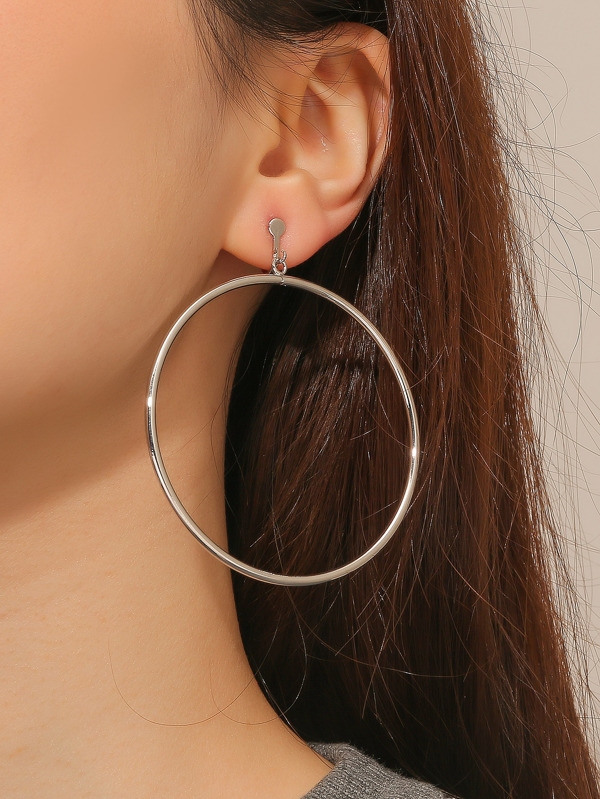 Circle Charm Ear Cuffs SHEIN USA
