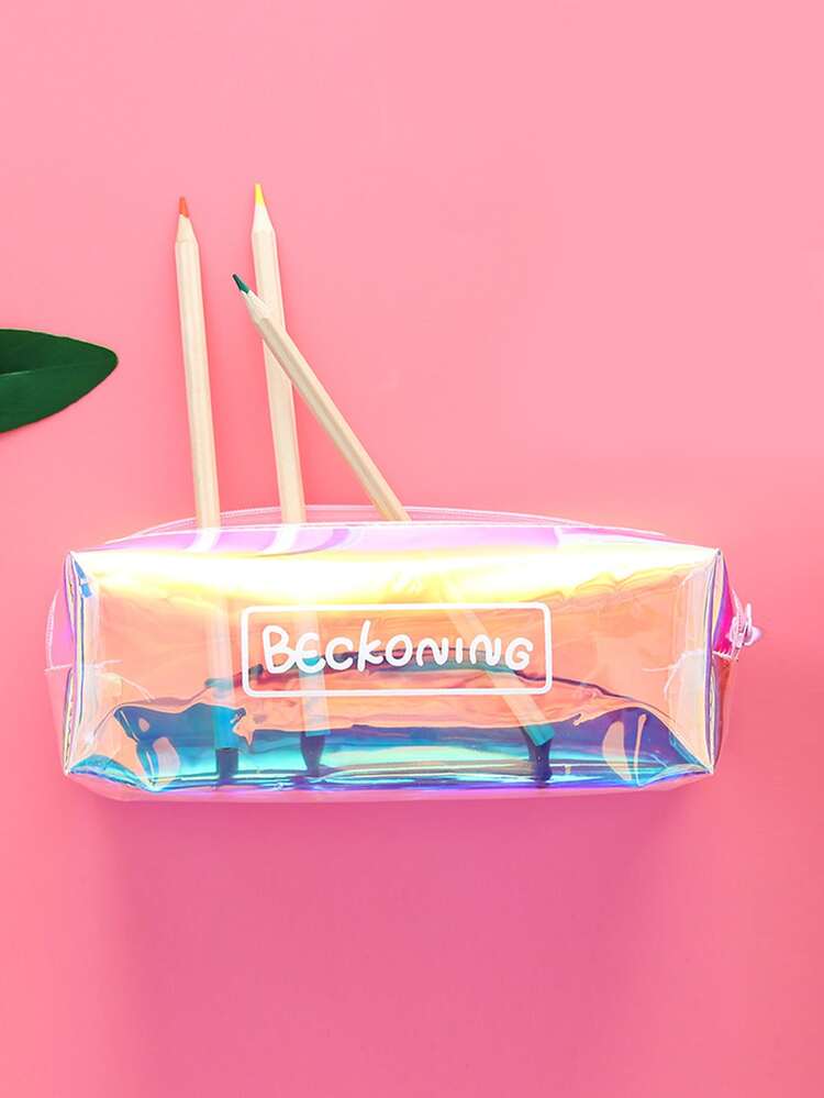 1pc Creative Large Capacity Cool Laser Pen Case - Pink - View 4
