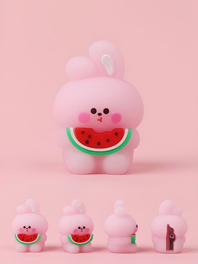 1pc Cartoon Rabbit Shaped Pencil Sharpener