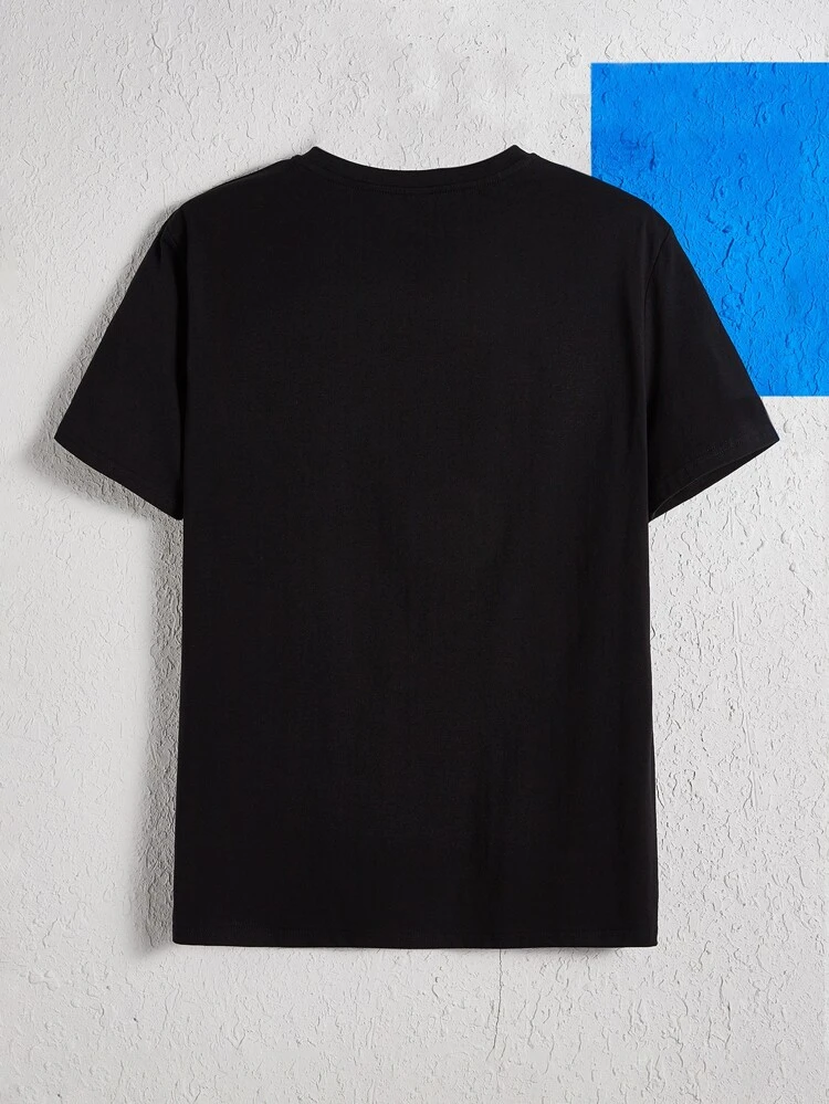 Artist Men Cotton Slogan Graphic Tee