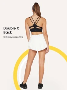 GLOWMODE Sujetador De Doble X De Espalda Featherfit™ - Negro - Ver 6