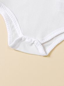 男嬰4入組撞色滾邊連體衣 - 彩色 - 查看 4