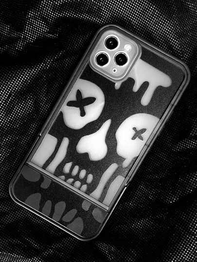 1入組骷髏保護套適用於iPhone