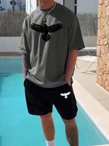 Manfinity Homme Bộ hai mảnh Nam Dây kéo Thú vật Giải trí - Nhiều màu - Xem 1