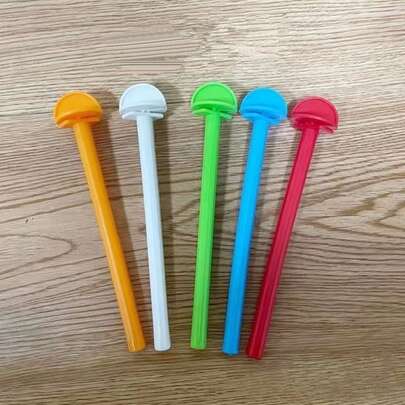 5pcs Solid Random Bird Standing Pole, Bird Finch Canary Budgie Cage Platform Plastic Bird Perch Random Color