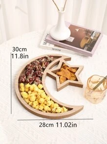 1入組創意波西米亞曼陀羅圖案星星和月亮設計裝飾物 - 彩色 - 查看 4
