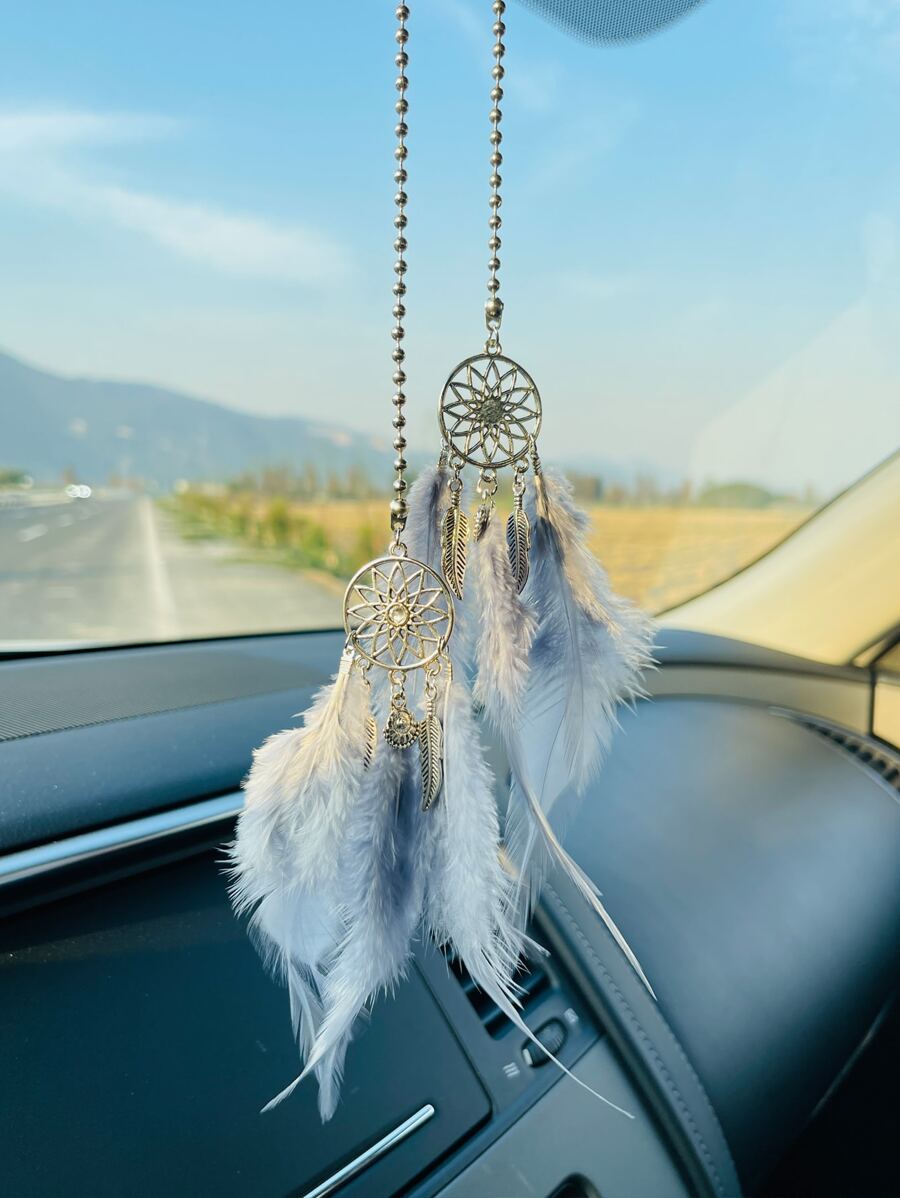 1入組捕夢網設計汽車掛飾 - 查看 1