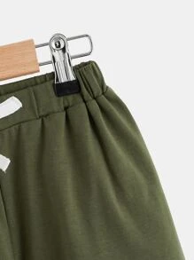 Toddler Boys 2pcs Knot Front Shorts - Multicolor - View 3