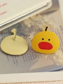 卡通耳釘 - 彩色 - 查看 2