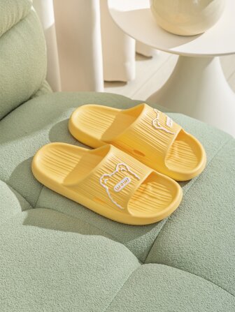 Mujer oso de dibujos animados Chanclas EVA preppy Chanclas