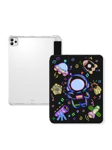 宇航員圖案保護套適用於iPad - 彩色 - 查看 1
