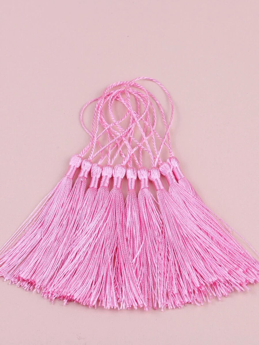 10入組流蘇DIY首飾配件 - 粉色 - 查看 1