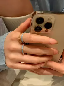 2 buc inel decorativ cu stras - Multicolor - Vizualizare 8