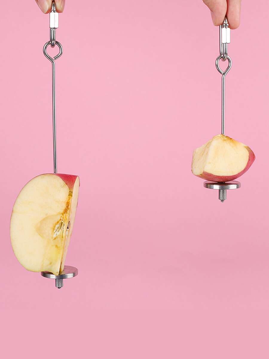 1入組不銹鋼水果鳥喂食器 - 銀色 - 查看 1