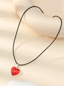 Heart Pendant Necklace Valentines