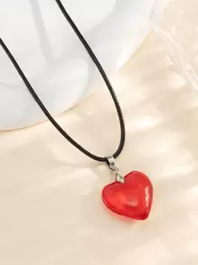 Heart Pendant Necklace Valentines