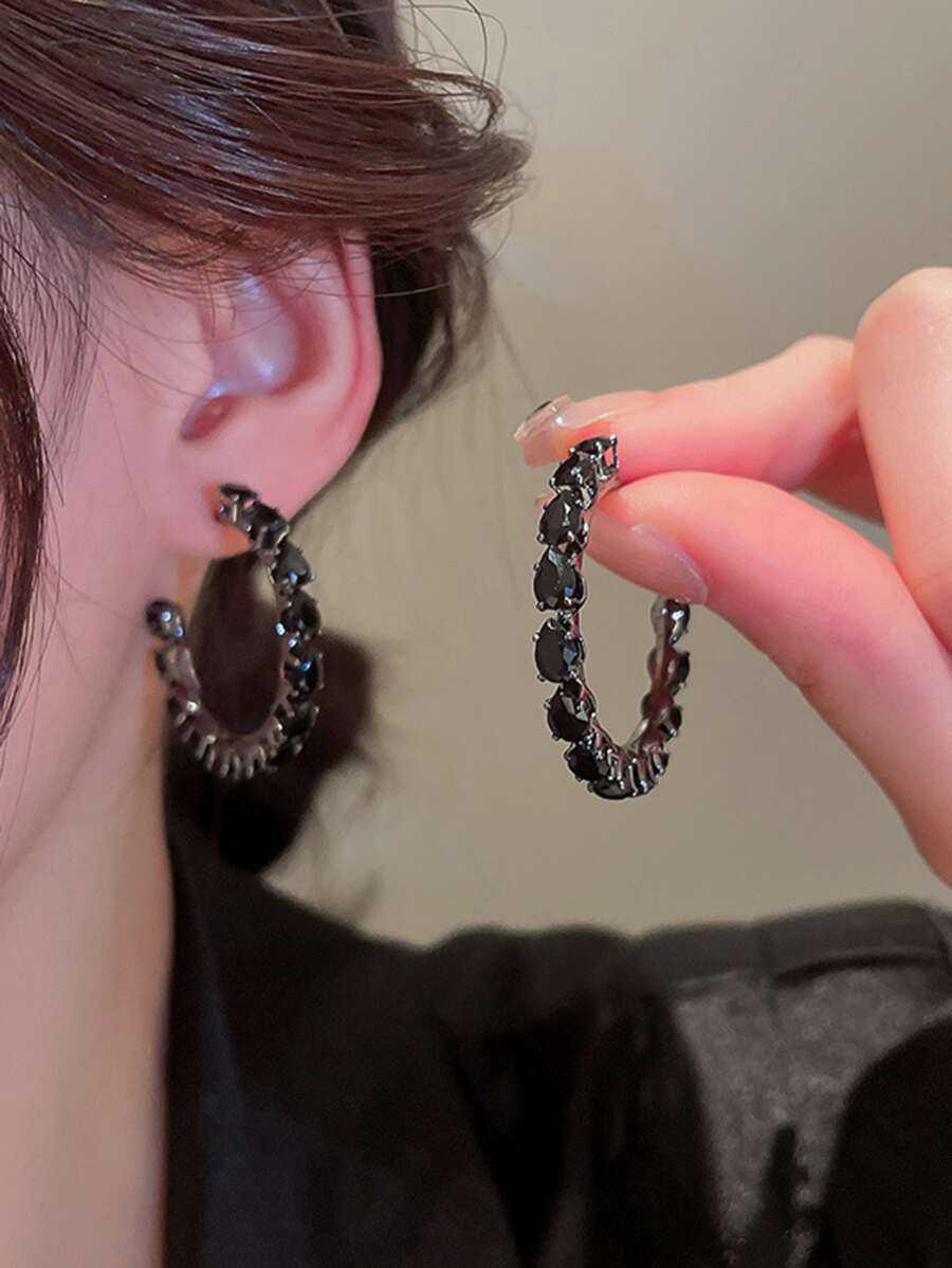 Vòng khuyên tai - Nhiều màu - Xem 1