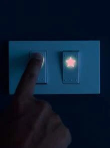 1 Họa Tiết Ngôi Sao Phát Sáng Trong Bóng Tối Decal Dán Tường PVC Hiện Đại Galaxy In Decal Dán Tường Cho Trang Trí Nhà - Hồng - Xem 4