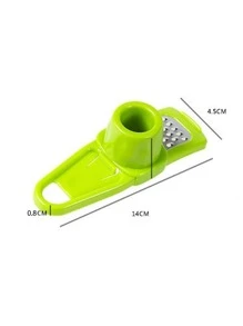 1 pieza Prensa para ajo de plástico ajo multifuncional cocina - Verde - Ver 2