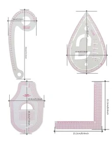 Bộ dụng cụ may 4 chiếc - Nhiều màu - Xem 2