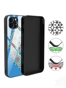 Mandala Pattern Phone Case - Blue - View 3