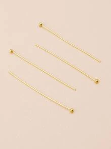 100pcs Head Pins For Jewelry Making - Yellow Gold - View 2
