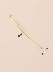 100pcs Head Pins For Jewelry Making - Yellow Gold - View 4