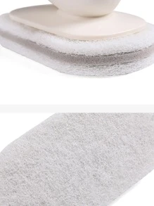 1pc Pot Cleaning Brush With Handle, Multifunction Plastic Cleaning Sponge For Countertop, Cleaning Tool For Kitchen - Blue - View 5