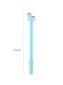 4pcs Alpaca Decor Ballpoint Pen - Multicolor - View 3