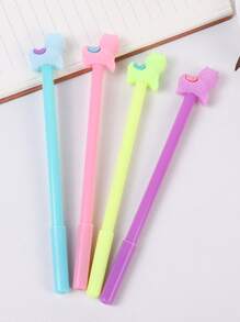 4pcs Alpaca Decor Ballpoint Pen - Multicolor - View 7