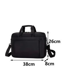 1 pieza Bolso para ordenador 13 pulgadas liso - Negro - Ver 3