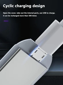 1pc Car Atmosphere Light - White - View 4