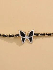 Collar con diseño de mariposa - Multicolor - Ver 2