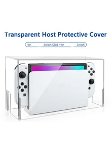 1入組透明防塵罩適用於Nintendo Switch - 無色 - 查看 4
